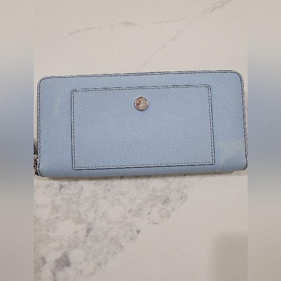 Michael Kors Blue Wristlet Wallet - Picture 2 of 16